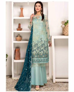 ELAF G.NO 156 INDIAN WOMEN HEAVY EMBROIDERED PARTY WEAR PAKISTANI PALAZZO SUIT