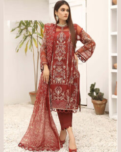 ELAF G.NO 150 INDIAN WOMEN HEAVY EMBROIDERED PARTY WEAR PAKISTANI PANT SUIT