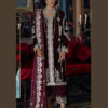 RAMSHA D.NO R-441 INDIAN WOMEN HEAVY EMBROIDERED PARTY WEAR MUSLIM PAKISTANI PANT SUIT