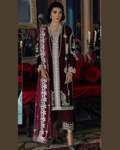 RAMSHA D.NO R-441 INDIAN WOMEN HEAVY EMBROIDERED PARTY WEAR MUSLIM PAKISTANI PANT SUIT