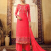 HOTLADY D.NO 6125 INDIAN WOMEN EMBROIDERED PARTY WEAR PALAZZO SUIT