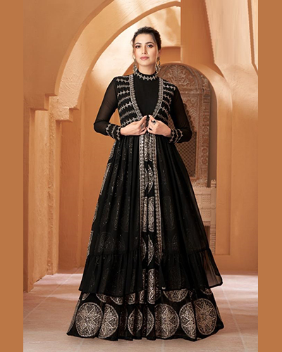 swagat 1001-1004 series latest designer partywear gown salwar kameez  wholesaler surat gujarat