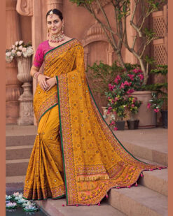 Heavy Bridal Soft Silk Saree