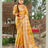 Yellow Women Silk Saree