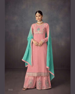 Pink Sharar Salwar Suit