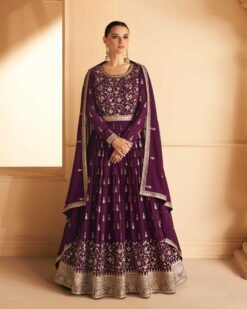 aashirwad georgette party gown