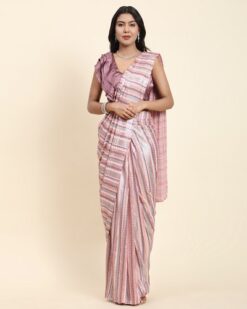 Pink Ready-to-wear Saree
