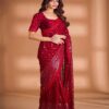 Soft Georgette Cocktail Party Saree
