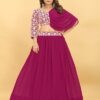 Designer Heavy Georgette Drapping Style Lehenga Choli Collection