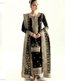 Designer Muslim Style Pakistani Semi Stitched Suit