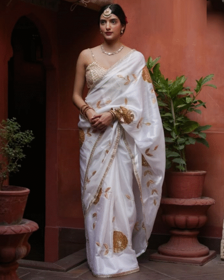 Bollywood Style Premium Rangoli Silk Designer Party Wear Saree