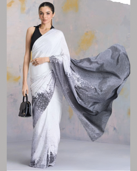 Original Japan Satin Designer Wonderful Fancy Saree