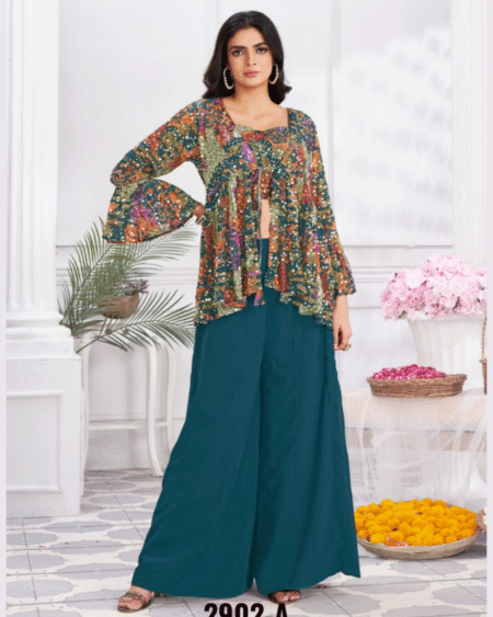 Indian Party Wear Designer Georgette Fancy Co Ord Set