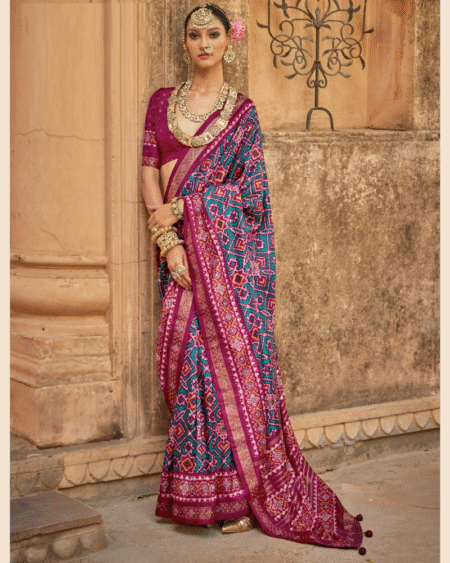 Traditional Patola Designer Silk Festival Wear Saree