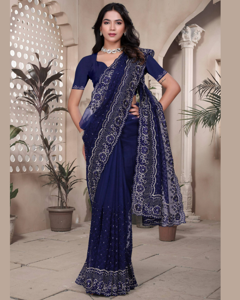 Party Wear Amazon India Shopping Clothes Sarees Online Net Party