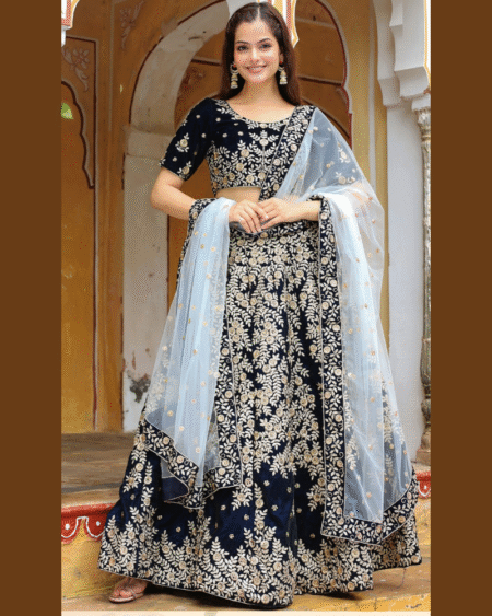 Georgette Designer Sequins Party Lehenga Choli for Women