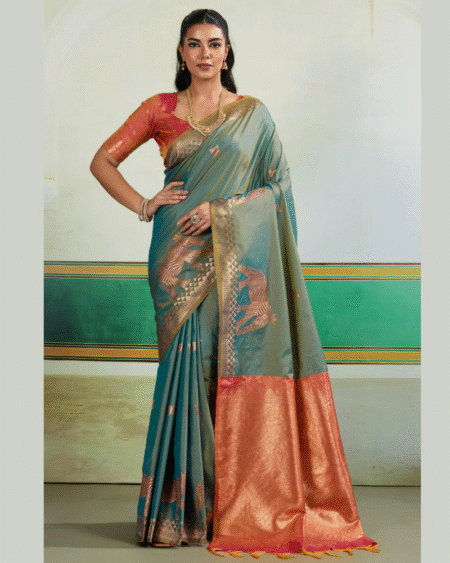 Pure Silk Handloom Weaving Saree for Women