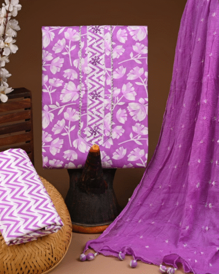 Indian Women Designer Cotton Salwar Suit for Formal Wear