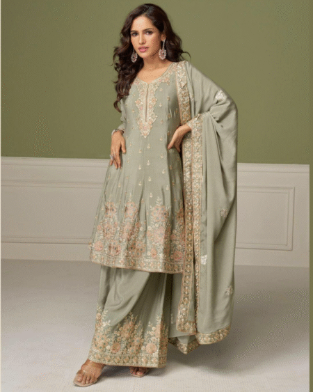 Real Chinon Palazzo Style Suit for Festivals