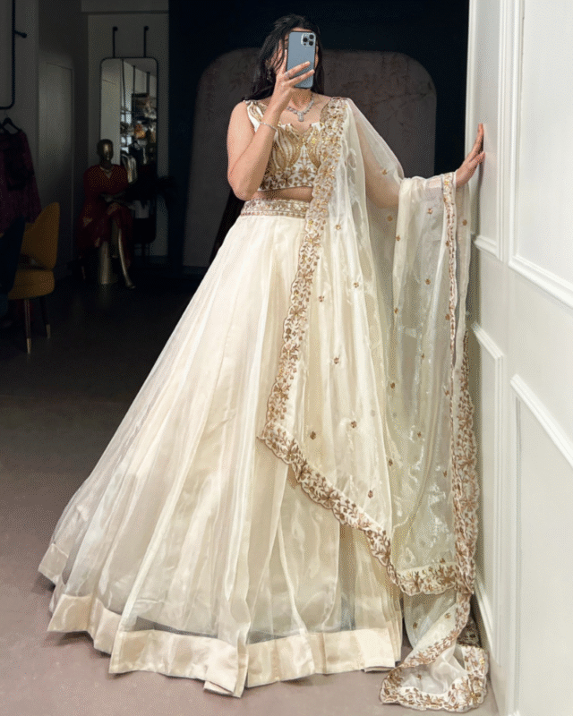 Classic Chanda Silk Party Wear Designer Lehenga Choli