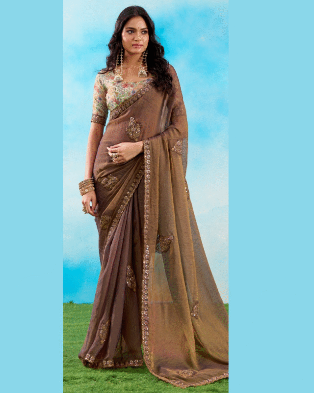 Indian Women Latest Designer Fancy Saree for Party Wear
